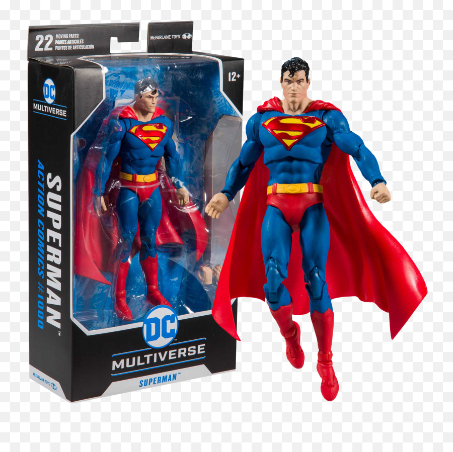 Superman Action Comics 1000 Dc Multiverse 7 Mcfarlane Emoji,Kid Emotion Dc Comics