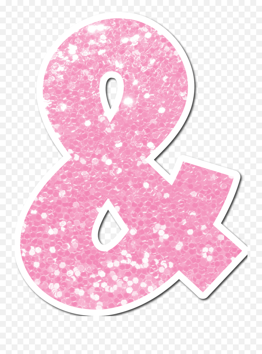 Individual Baby Pink Sparkle - Numbers Symbols Emoji,Lg Aristo Clear Recent Emojis