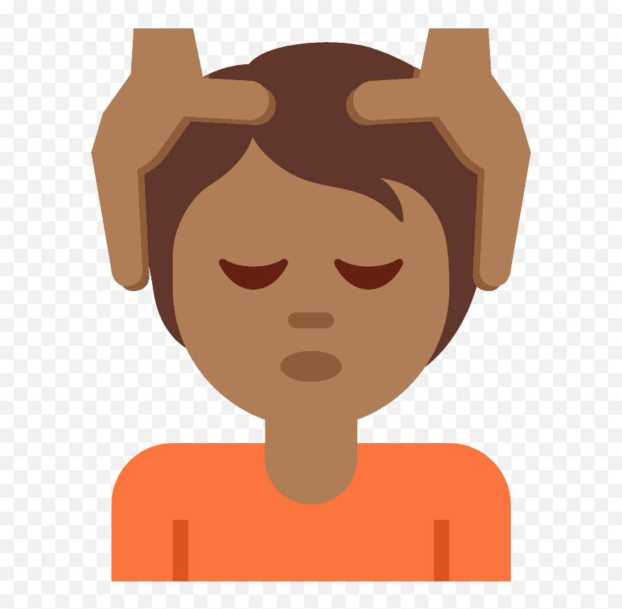 Person Getting Massage Emoji Clipart - Hair Design,Massage Emoji