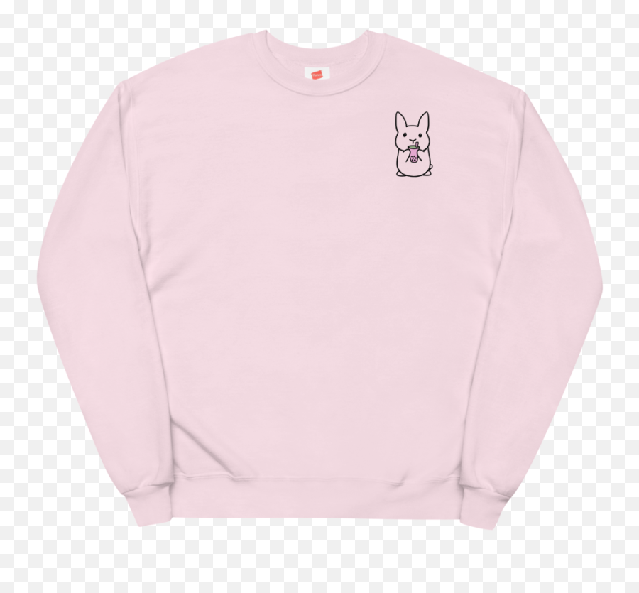 Boba Bunny Unisex Fleece Sweatshirt U2013 For Everybunny Emoji,Boba Emojis