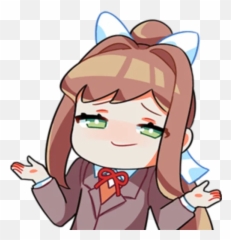 Sticker Maker - Ddlc Emoji,Shrug Emoji Discord