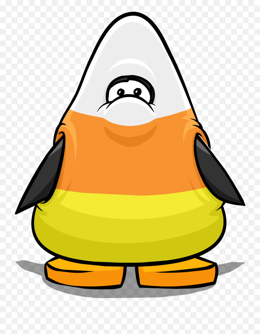 Candy Corn Costume - Transparent Club Penguin Png Emoji,Candy Corn Emoji