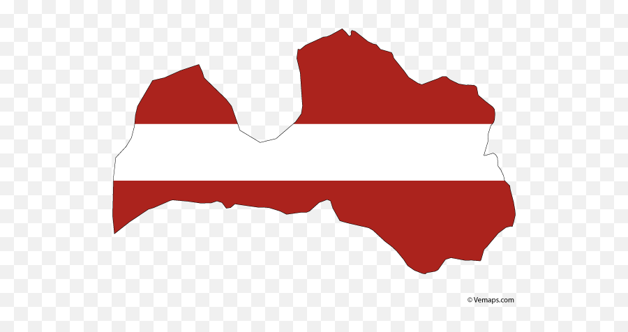 Flag Map Of Latvia Free Vector Maps Flag Latvia Flag Emoji,Flag Czech Republic Emoji