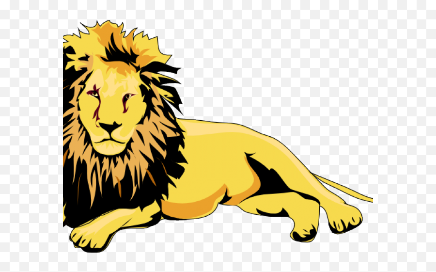 Lions Clipart Cartoon Lions Cartoon Transparent Free For - Yellow Lion Clipart Emoji,Sea Lion Emoji