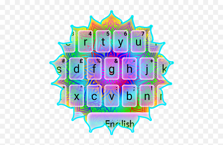 Colourful Mandala Keyboard Theme - Apps On Google Play Vertical Emoji,Kk Emojis