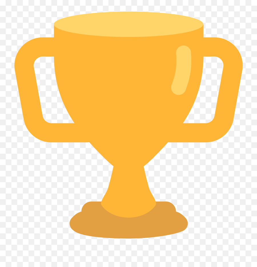 Trophy Emoji - Transparent Background Trophy Emoji,Coffee Cup Emoji