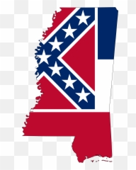 Mississippi State Cut Out - State Of Mississippi With Flag Emoji,Mississippi Flag Emoji