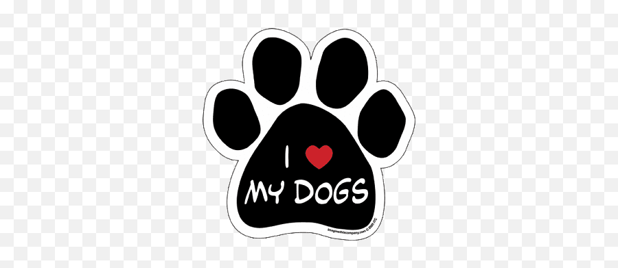 American Flag Paw Print Shape Magnet 5 Decal Perfect For - Love My Dog Emoji,Pawprint Emoji