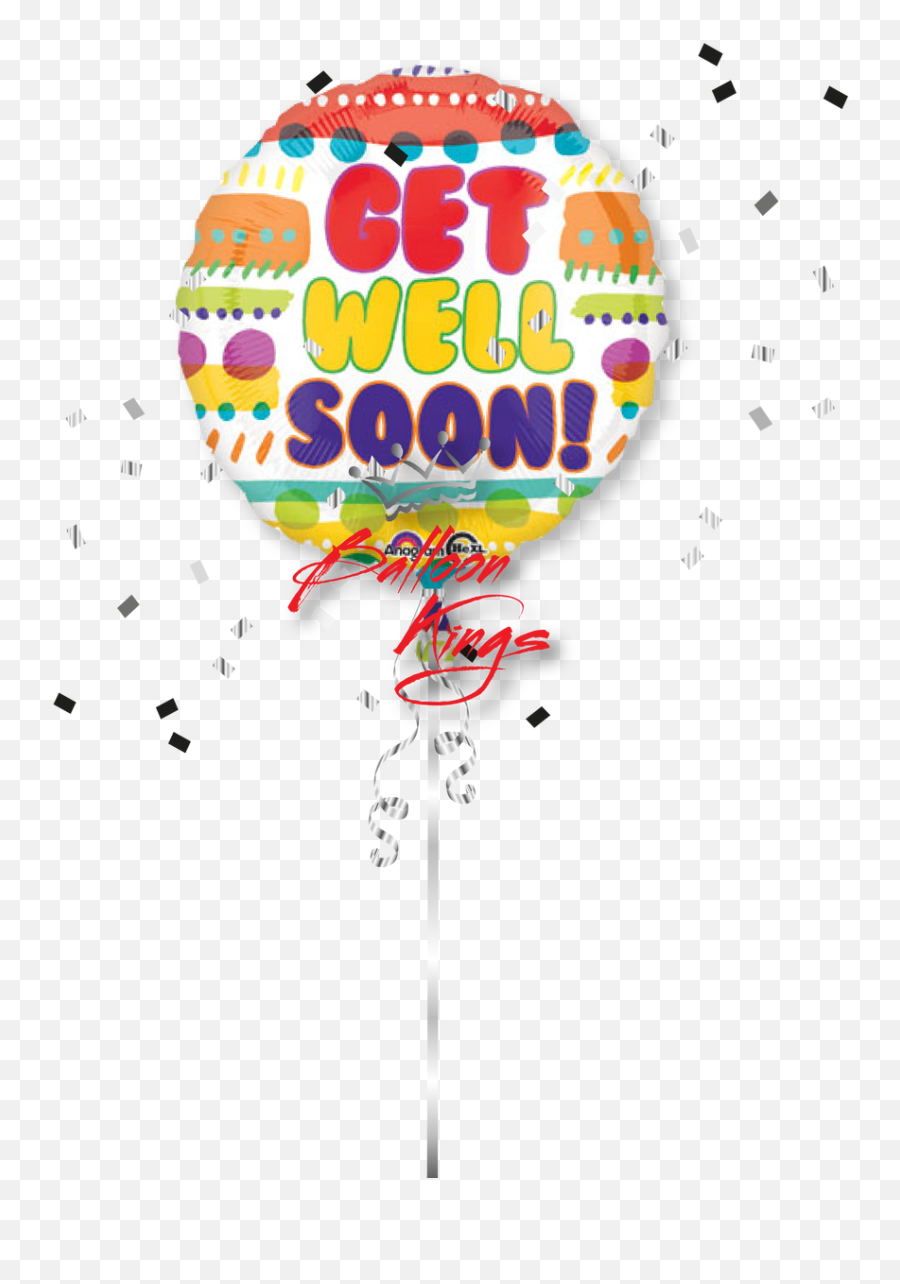 Get Well Soon Bubble Letters - Get Well Soon Balloon Transparent Background Emoji,Get Better Soon Emoji