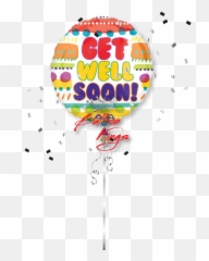 Get Well Soon Bubble Letters - Get Well Soon Balloon Transparent Background Emoji,Get Better Soon Emoji