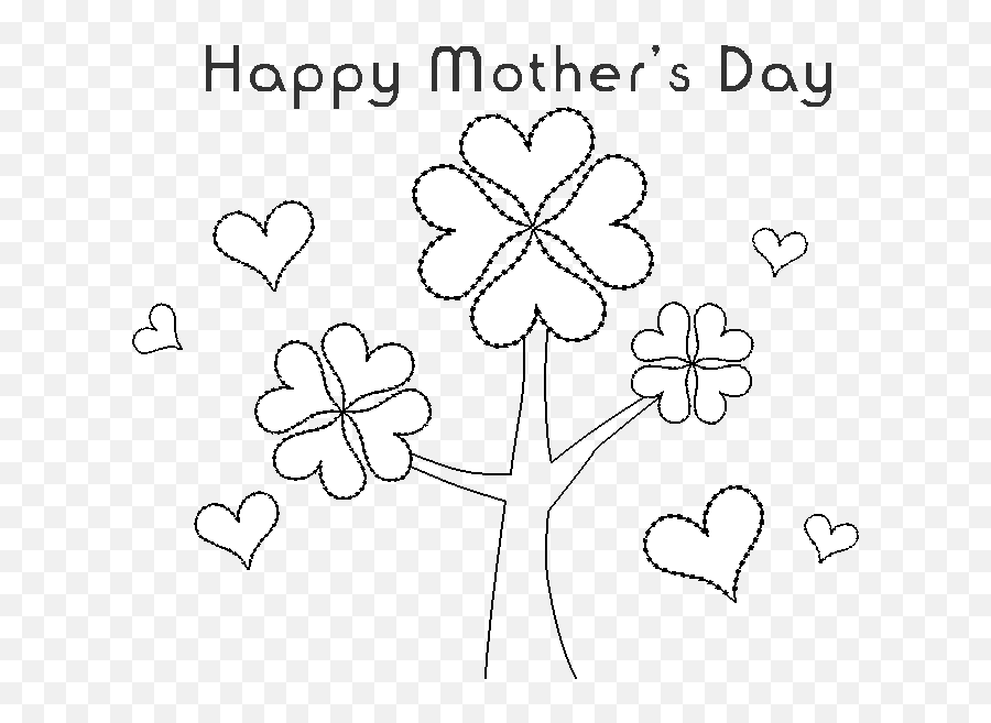 Free Happy Mothers Day Coloring Page Download Free Clip Art - Coloring Happy Mothers Day For Kids Emoji,Happy Mother's Day Emoji Free