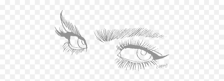 Art Draw Painting - Eyes Line Drawing Aesthetic Emoji,Emotion Drawings Tumblr