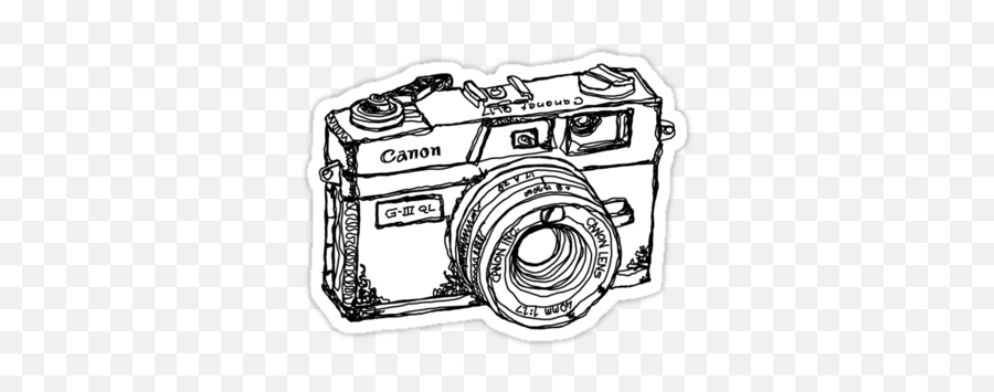 Canon Canonet Ql17 Giii Rangefiner - Canon Camera Coloring Page Emoji,Emoji Camera Stickers