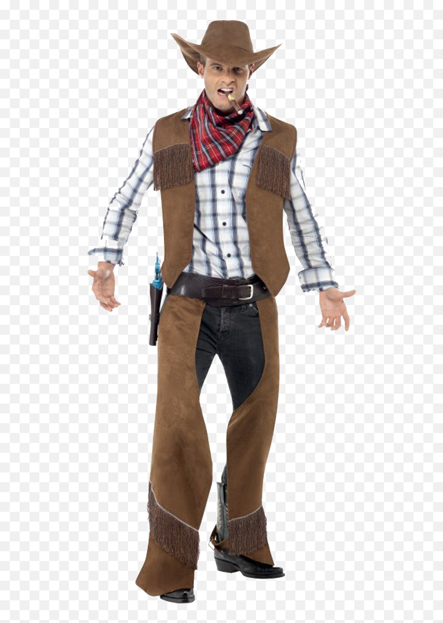 Cowboy Gun Man Hat Standing Sticker - Cowboy Outfit Emoji,Cowboy Emoji Man