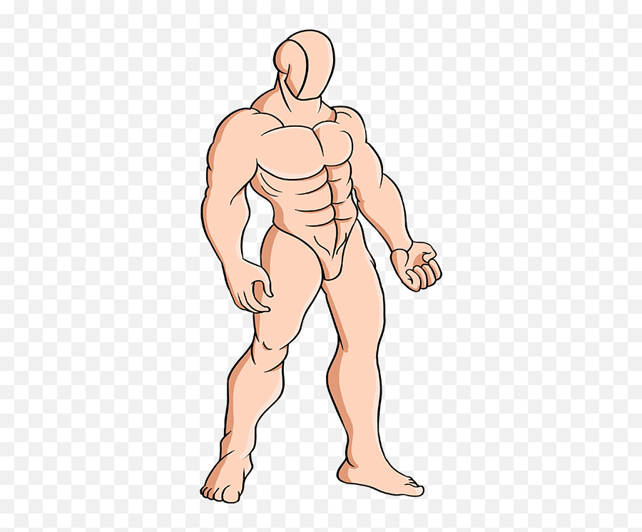 How To Draw Muscles - Standing Emoji,Pec Muscle Emojis