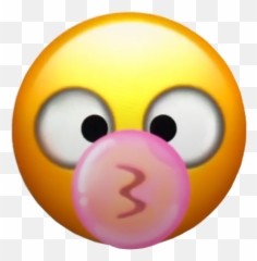 Emoji Bubblegum Pink Funny Rio - Happy,Bubblegum Emoji