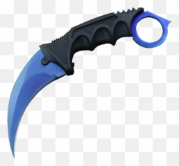 Karambit Karambitlore Blue Sticker - Csgo Knife Karambit Png Emoji,Working Emoji For Csgo