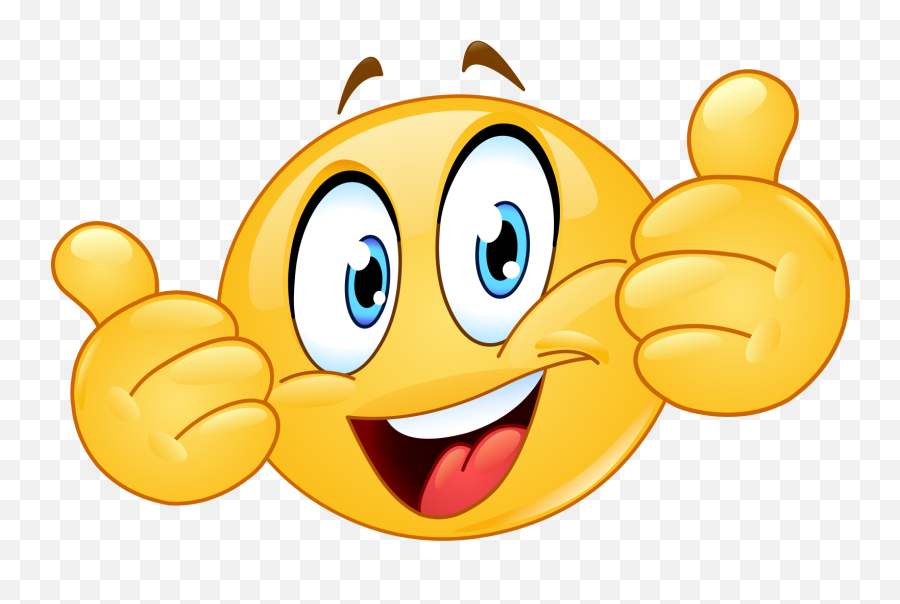 Thumbs Up Emoji Decal - Smiling Emoji,Skype Emoticons Thumbs Up