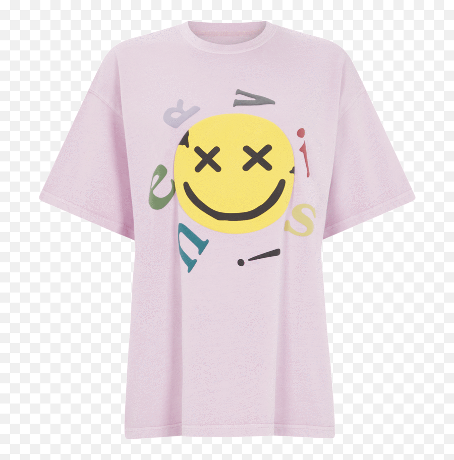 Smile Puff - Print Tshirt Happy Emoji,First Up Emoticon