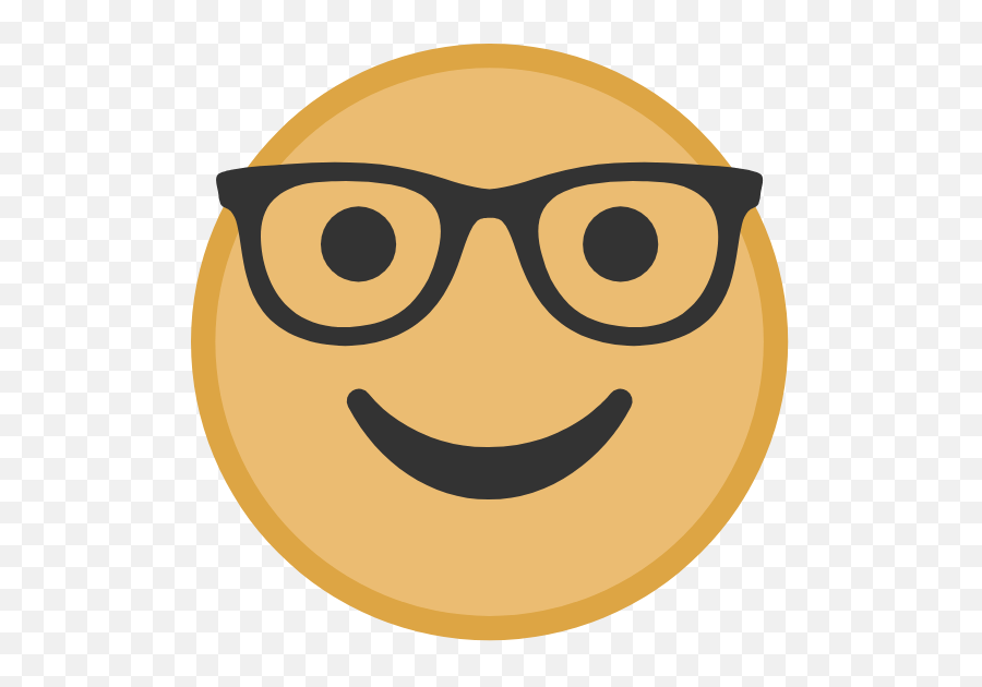 Yellow Nerd Face Graphic - Emoji Free Graphics U0026 Vectors Happy,Hand Over Face Emoji