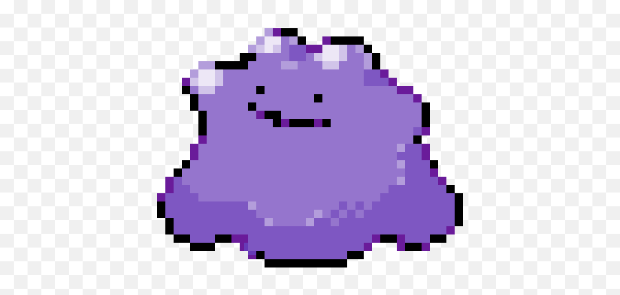 Butanics Gallery - Pokemon Ditto Pixel Art Emoji,Dratini Emoticon