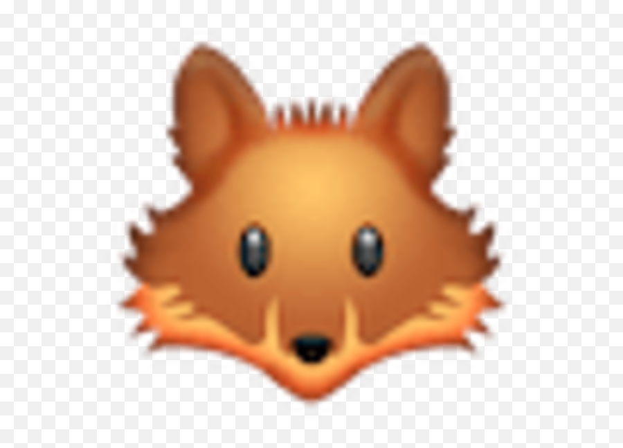 19 - Fox Emoji On Emojipedia,Fox Face Emoji