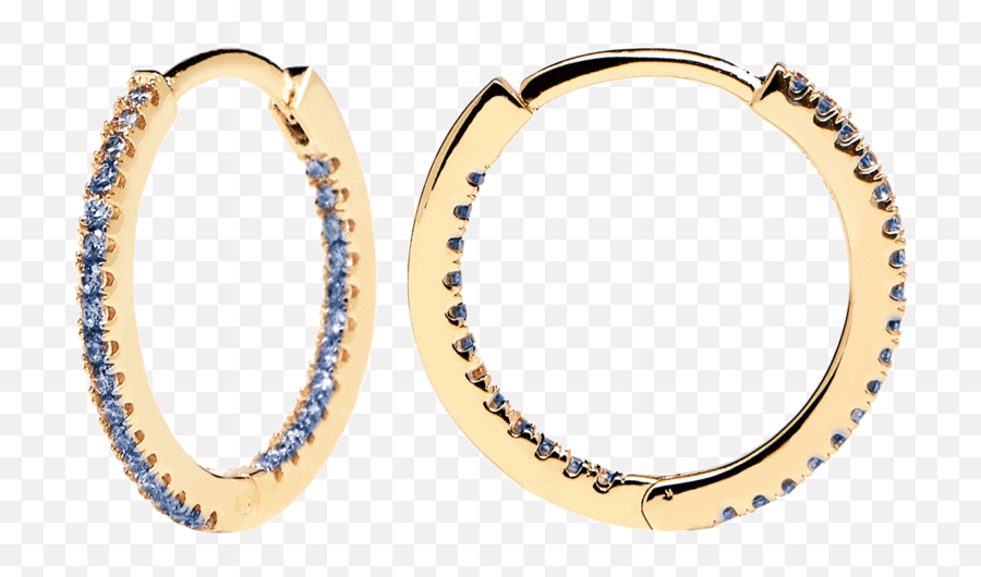 Medium Hoops Bundle - Solid Emoji,Sterling Silver Emoji Jewellery