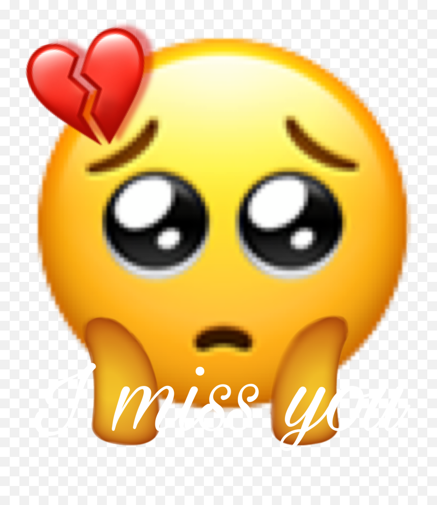 I Miss Miss You You Emoji Sticker - Covid 19 Emoji,Miss You Emoji