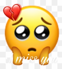 I Miss Miss You You Emoji Sticker - Covid 19 Emoji,Miss You Emoji