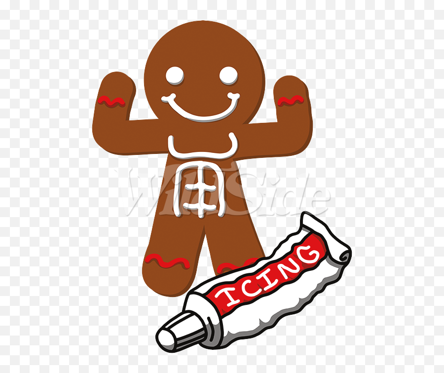 Gingerbread Man Icing Abbs - Happy Emoji,Gingerbread Man Coloring Page Emojis Cute