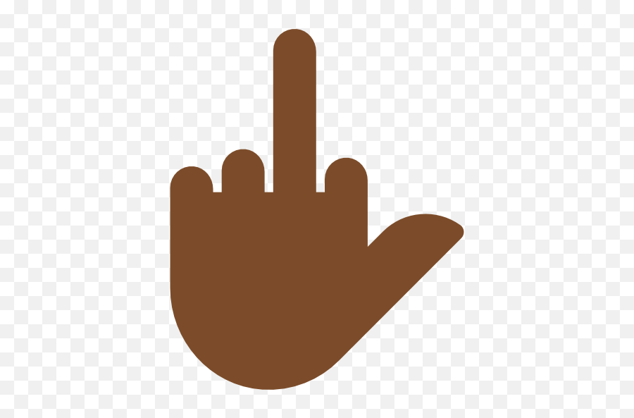 Dedo Medio - Iconos Gratis De Gestos Emoji,Emoticon Sacando El Dedo Del Medio Para Facebook