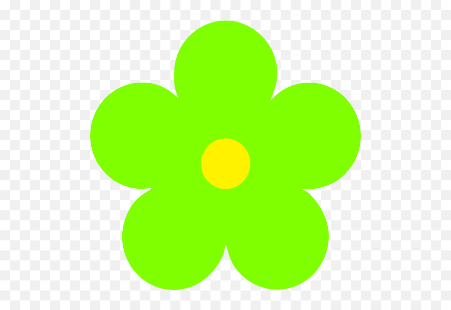 Printed Lime Green Daisy Flower Magnet Emoji,Bunny Paw Text Emoticon