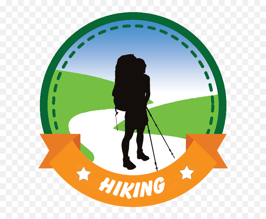 Outdoors Clipart Hikers Outdoors - Hiking Club Hiking Logo Png Emoji,Hike Emoji