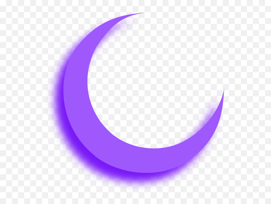 Purple Moon - Purple Moon Clipart Emoji,Ship Moon Emoji