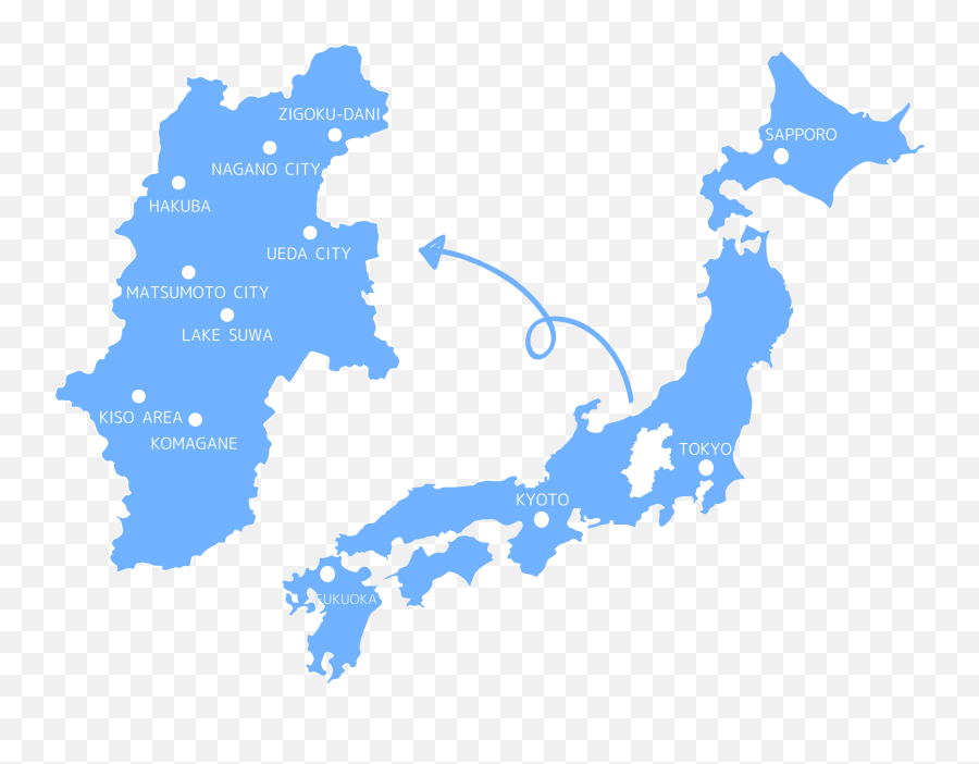 Nagano Trip - Sea Current Map Japan Emoji,Onsen Emoji