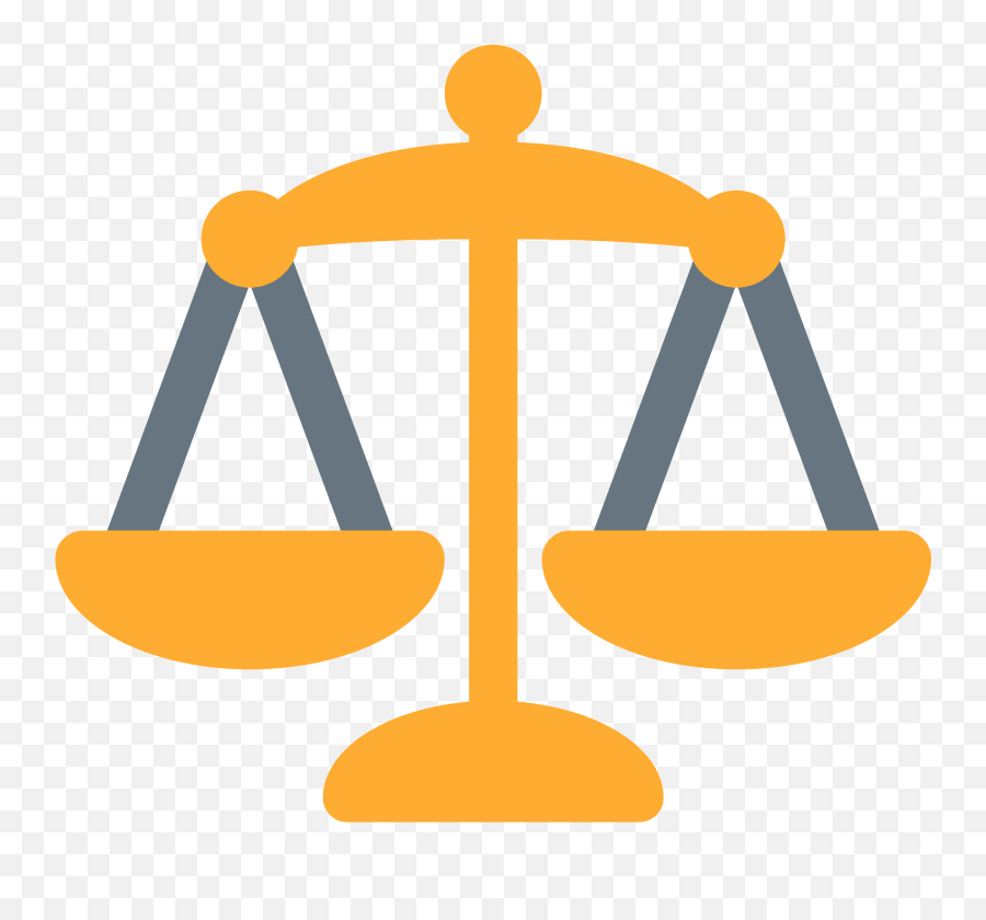 Balance Scale Emoji - Emoji Balanza,Scales Emoji