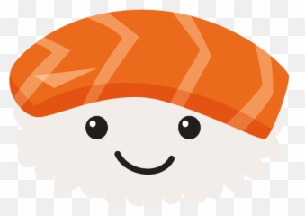 Sushi Transparent Png - Transparent Sushi Cartoon Png Emoji,Sushi Emoji Png
