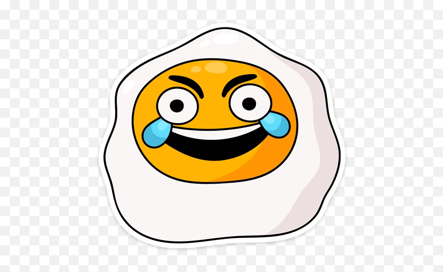 Telegram Sticker From Pack Emoji,Eggs Fried Emoji
