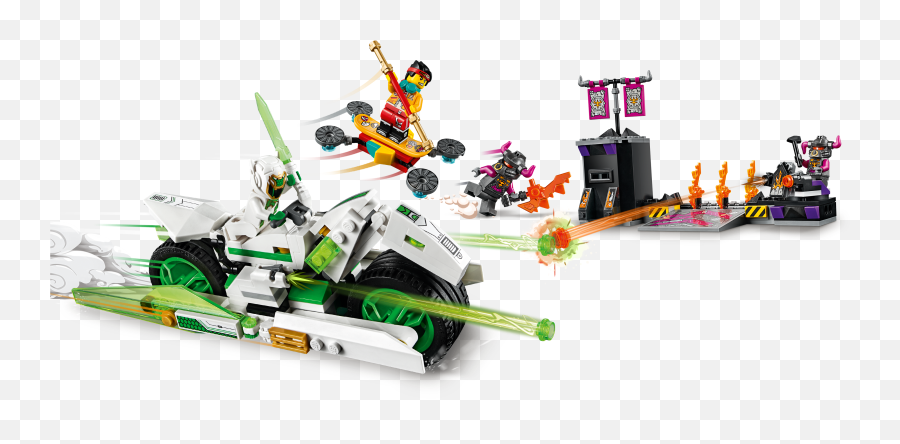 White Dragon Horse Bike 80006 - Lego 80006 White Dragon Horse Bike Emoji,Unikitty Emotions