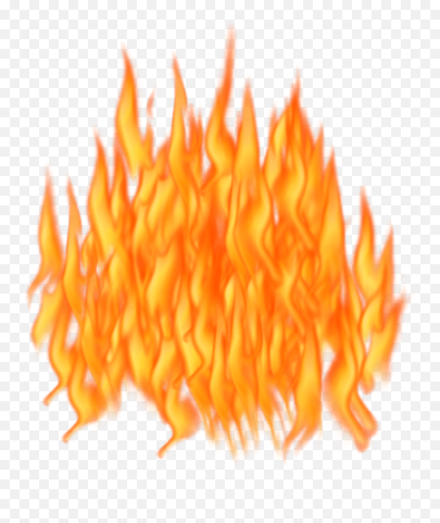 Cartoon Flames Fire Min - Clear Background Fire Transparent Emoji,Flames Emoji