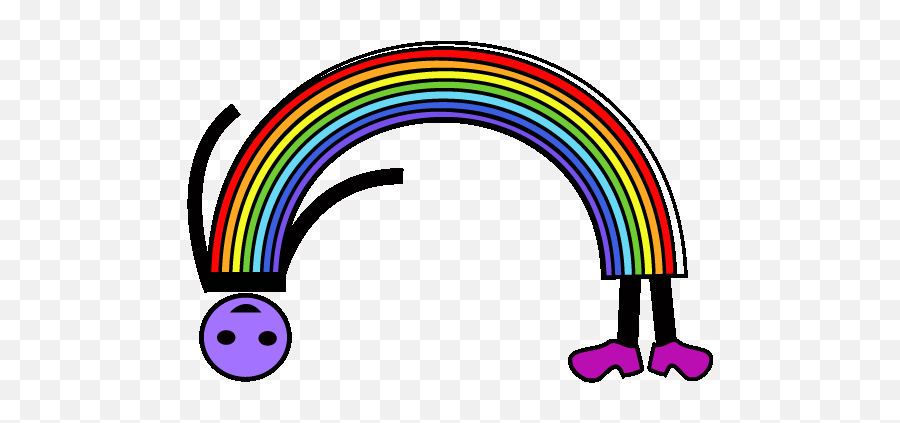 Rainbow U2013 Growing Foot Prints Kids - Dot Emoji,Foot Emoticon