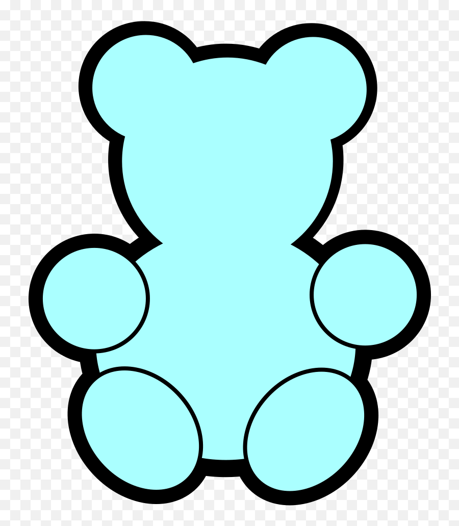 Baby Teddy Bear Clip Art - Clip Art Library Cute Blue Teddy Bears Clipart Emoji,Cute Bear Emoticons