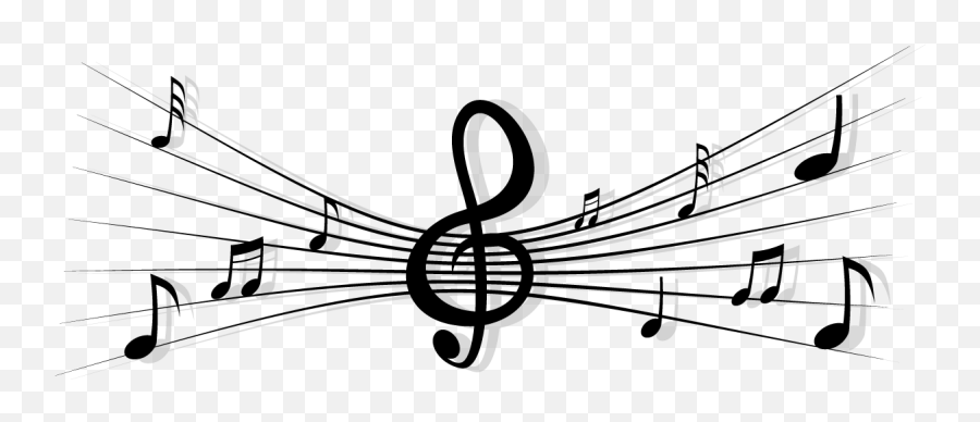 Musical Note Illustration - Notas Musicales Png Fondo Transparent Music Notes Clipart Black And White Emoji,Emoticons Notas Musicais