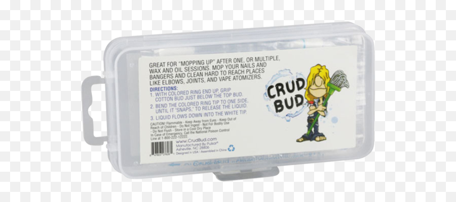 Crud Bud Alcohol Filled Cotton Buds - Cotton Swab Emoji,No Alcohol Emoji