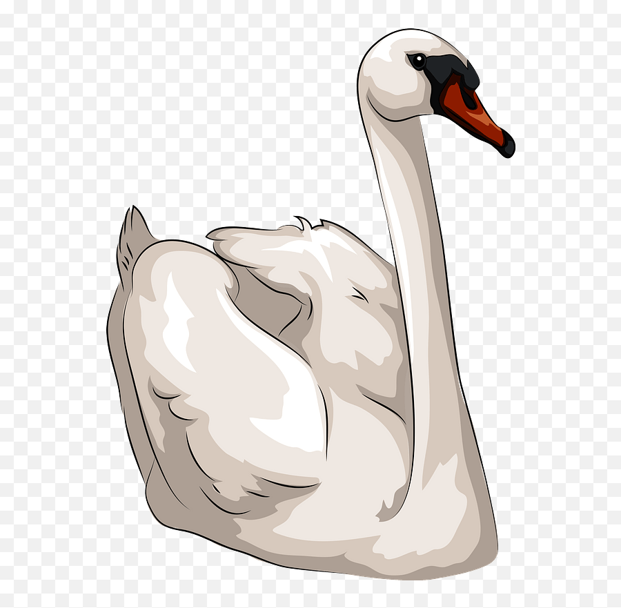 Swan Clipart - Transparent Swan Clip Art Emoji,Is There A Swan Emoji