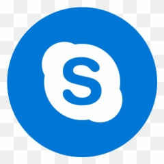 Round Skype Graphic - Skype Logo Icon Png Emoji,Add Emoticons Skype Pallette