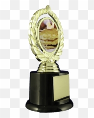 Pancake Trophy On Black Round Base - Solid Emoji,Pancake Emojis Transparent