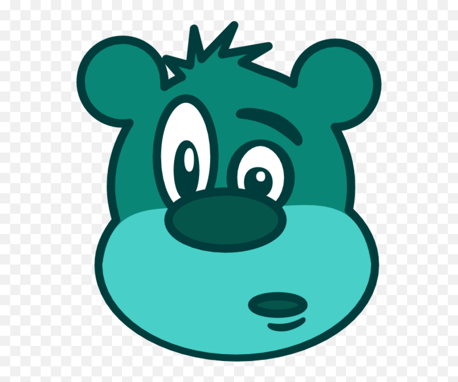 Bear Face Cartoon - Bears Cartoon Face Emoji,Cartoon Bear Emotions