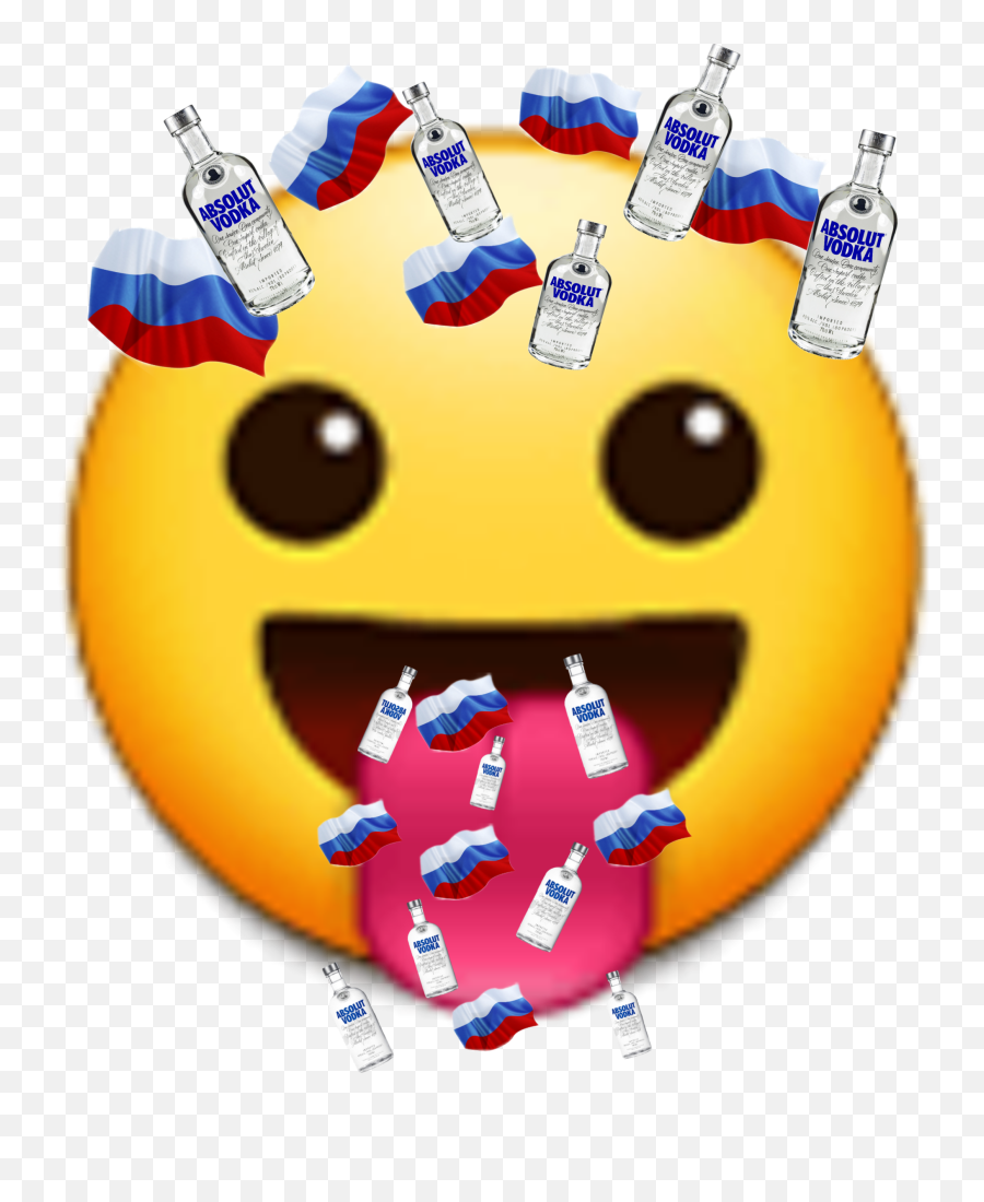 Emoji Russia Vodka Sticker - Happy,Vodka Emoji