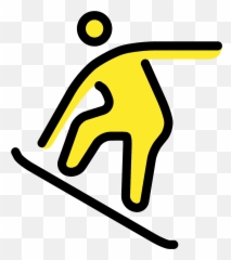 Snowboarder Emoji - Emoji Snowboard,Snowboard Emoji